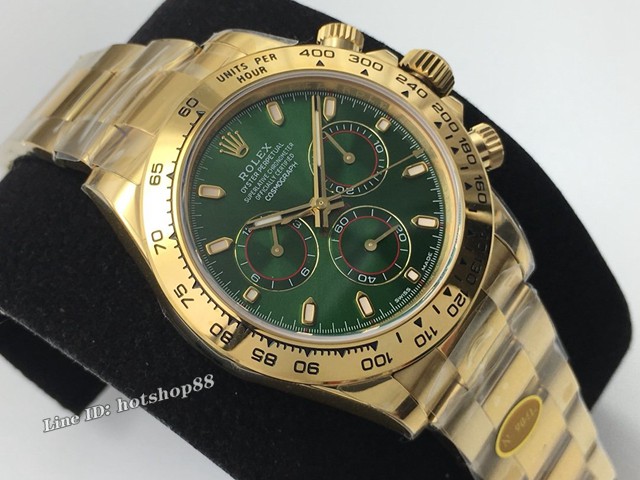 劳力士复刻手表 N厂出品 原版4130机芯 Rolex宇宙计型迪通拿全金系列男士腕表 gjs2628